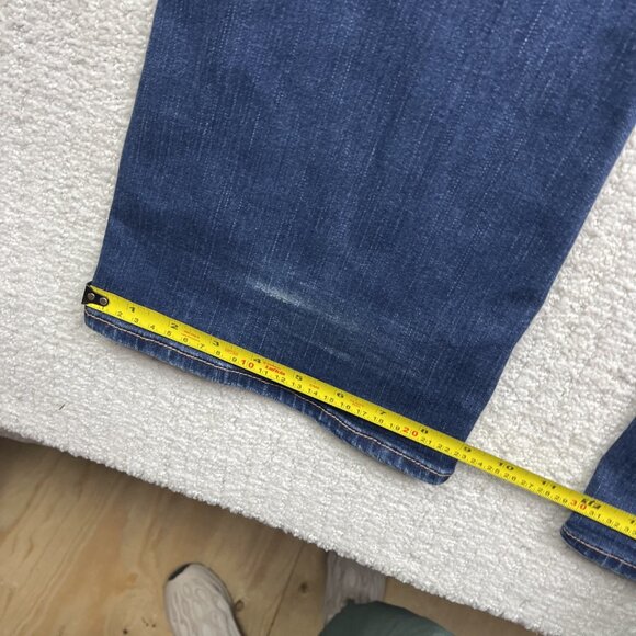 American Eagle Kick Boot Jeans Women’s Size 10 Long Super Stretch Cowboy Flare - Picture 11 of 12